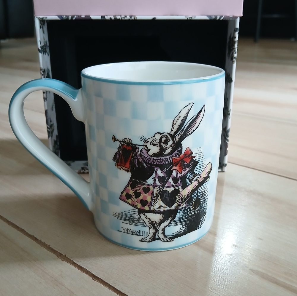 Mackenzie-Childs Royal Rabbit Mug Brand New